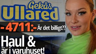 ULLARED - Häng med i affären + STOR HAUL!!    Shopaholic?? 4711kr