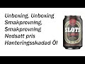 Unboxing Review Smakprovning Slots Classic 4,6% från Nielsen discount hanteringsskadad öl