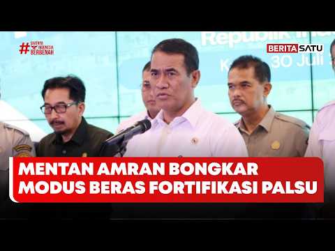 Beras Fortifikasi Dijual Selangit Tapi Palsu? Mentan Amran Bongkar Modusnya #Beritasatu