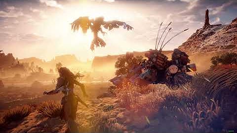 Horizon Zero Dawn - Thunderjaw vs Stormbird Part One! + Monster Machine Mayhem! 4k @ 60 FPS!