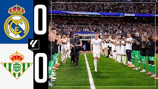 Real Madrid 0-0 Real Betis Highlights Laliga 202324