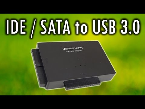 Ugreen IDE / SATA to USB 3.0 Converter Review and Demonstration