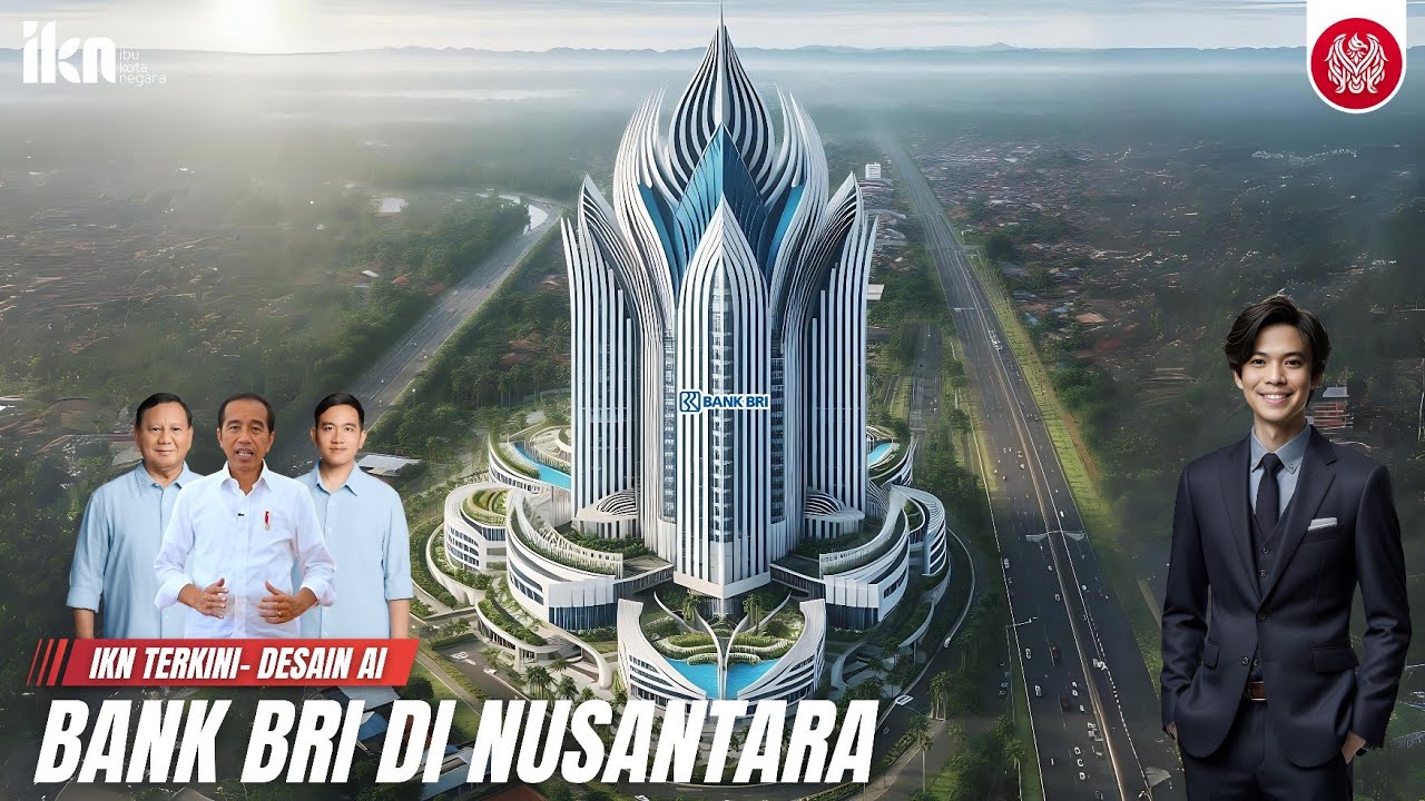 Ikn Terkini‼️Desain Gedung BRI International Microfinance Center Nusantara | Tutorial Pakai Ai