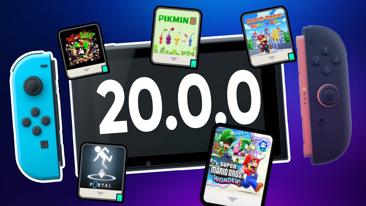 The Switch 1's Final Update | Update 20.0.0 (Virtual Game Cards