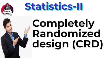 Unit-5 Completely Randomized Design(CRD) #NeapliLanguage
