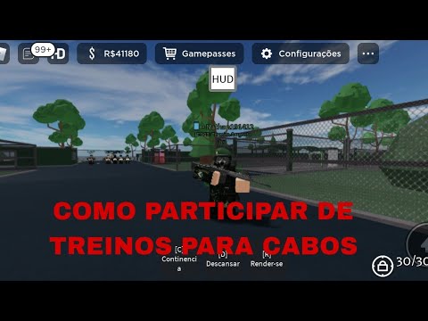 RECRUTANDO NO EXÉRCITO BRASILEIRO DO TEVEZ ! #13 - Roblox 