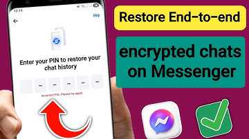 How to Reset End-to-End Encrypted Chat PIN on Messenger (2025) | Fix Forgot Messenger PIN Code