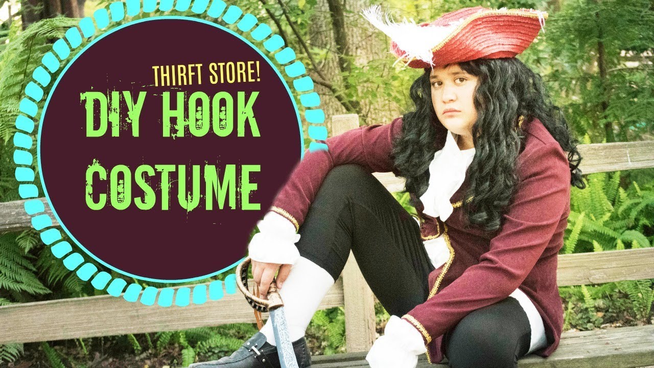 DIY Thirft Store Hook Halloween Costume 