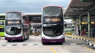 SBS3028C SBS Transit Volvo B9TL (Batch 2) on OFF SVC at Hougang Central Bus Int