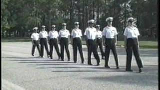 NJROTC Training: Squad Right Flank