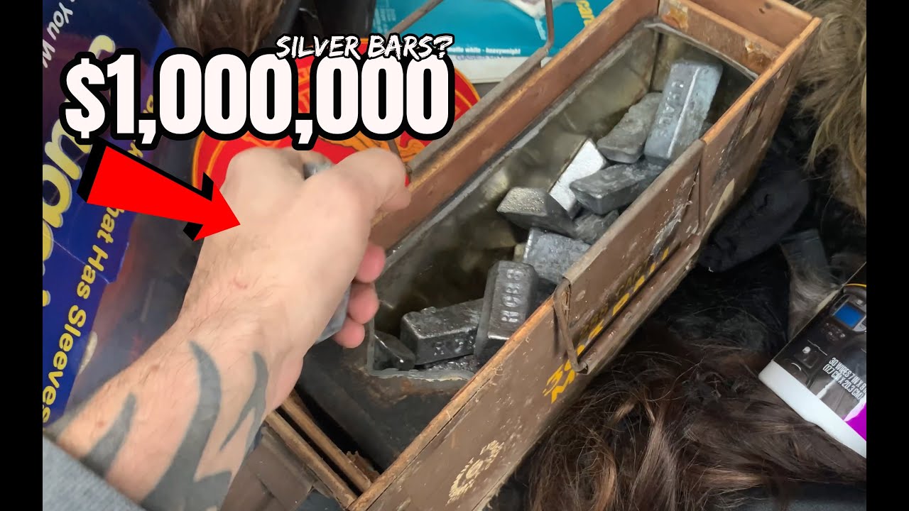 $1,000,000 In Silver Bars Found In Abandoned Storage Unit! 