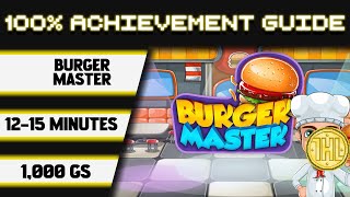 バーガーマスター 100% 達成ウォークスルー * 12～15 分で 1000GS * screenshot 2