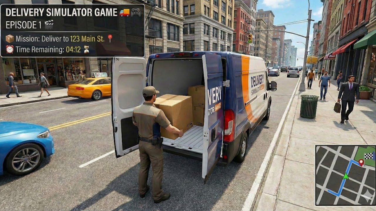 Aaj Bana Main Delivery Boy! 🚚 Sabse Bhari Parcel Utha Liya! 😂 | Delivery Simulator Game Ep 1