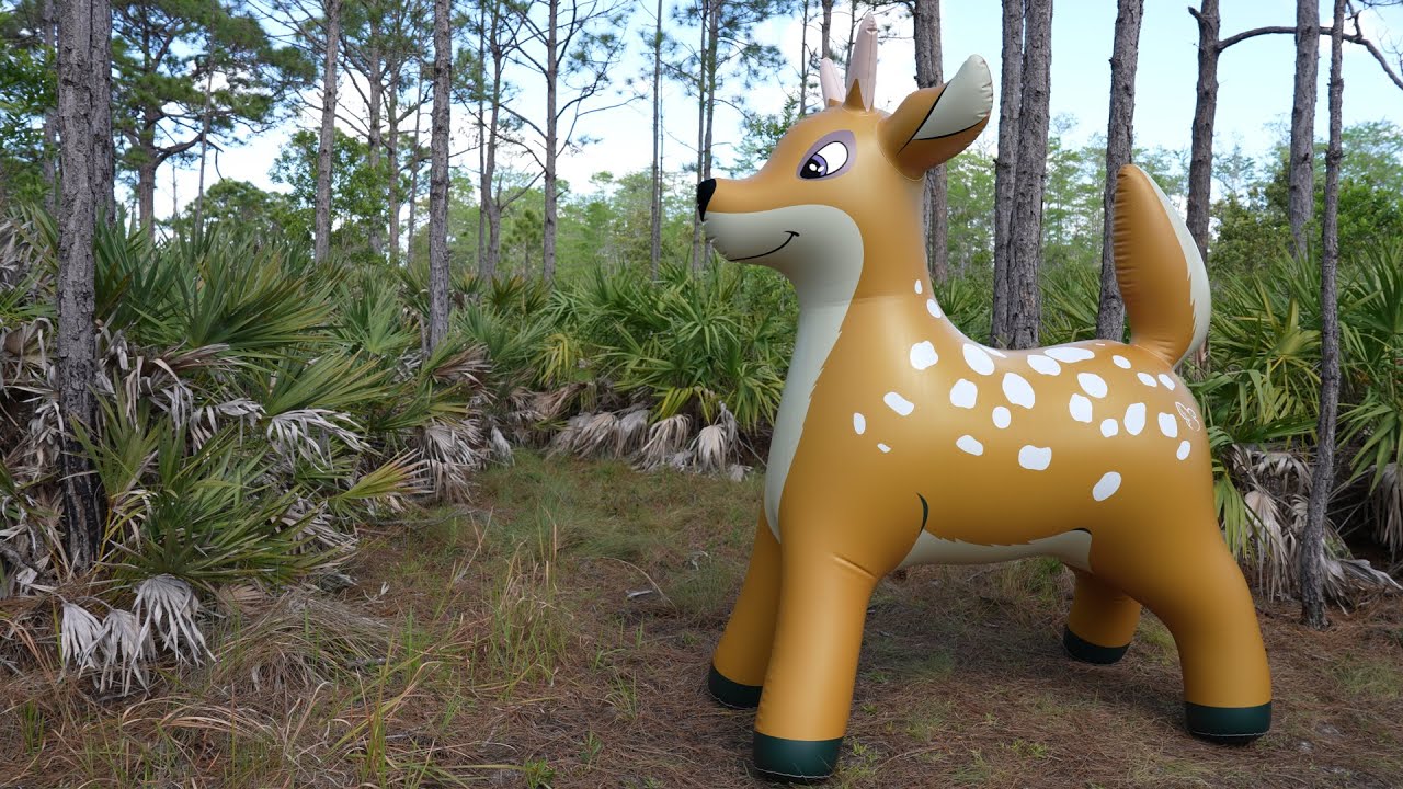 Giant 7-Foot Tall Inflatable Buck from Phenod Toys
