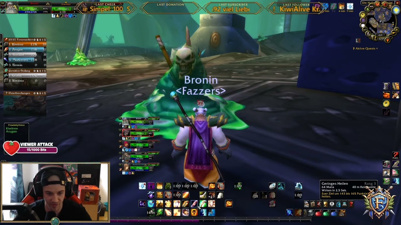 WoW Hardcore | Bronin der mächtige Heiler! (ICH BIN RUNTERGEFALLEN)