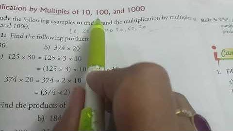 Maths Class- 4th ||Ch.4 Multiplication ||Solution of 4A- Q1