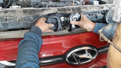 Hướng dẫn thay còi xe ô tô