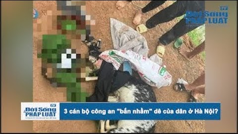 3 cán bộ công an "bắn nhầm" dê của dân ở Hà Nội?