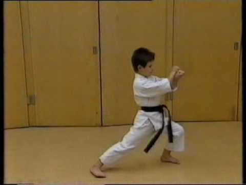 Black belt karate kid 8 year old mark garry