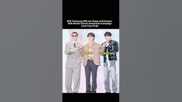 #Taehyung #RM and #Jhope at W Korea’s 20th Breast Cancer Awareness Campaign #LoveYourW2025 #bts #fyp