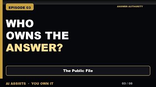 AnswerAuthority Episode 03
