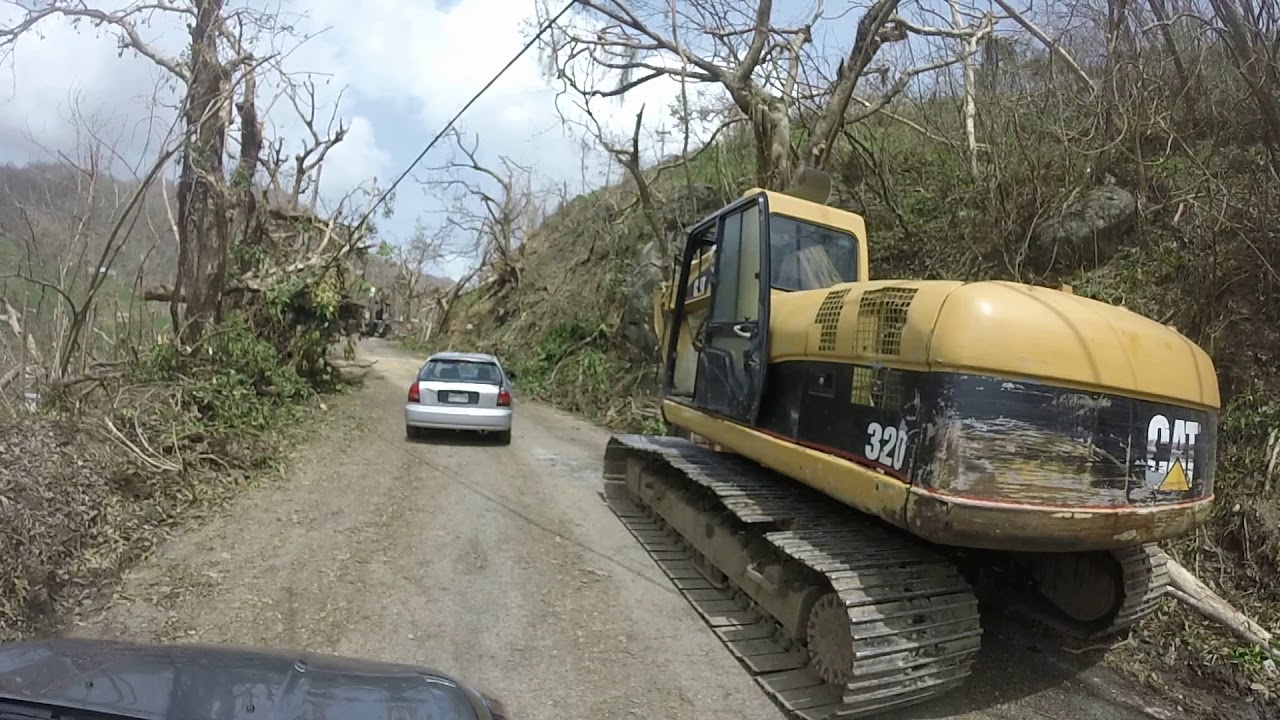 Hurricaine Maria Patillas Puerto Rico Carr 181 Lago Patillas to Marin Alto