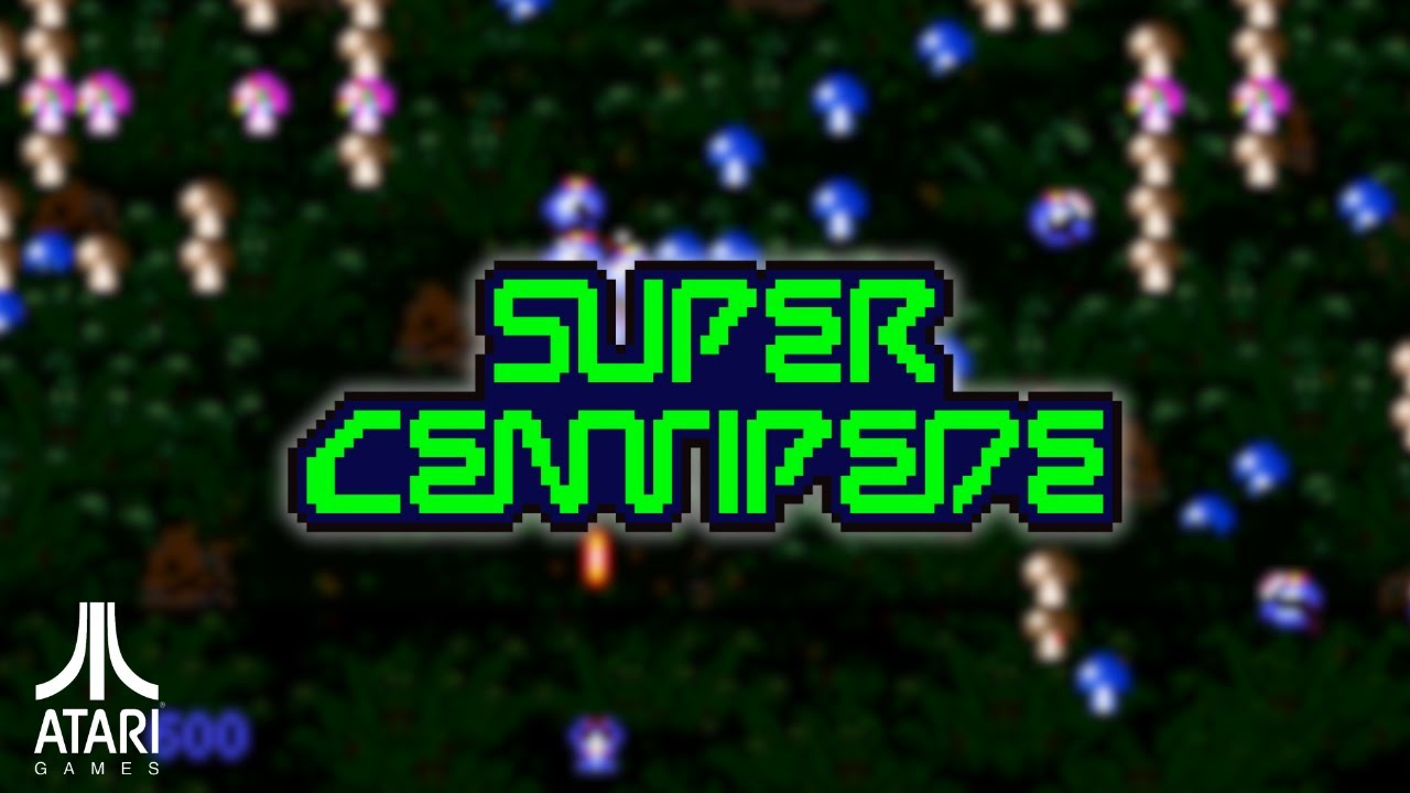 Super Centipede (Arcade Game Play)