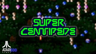 Super Centipede (Arcade Game Play) screenshot 3