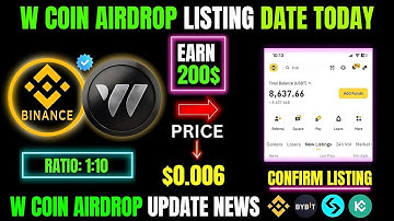 W-coin Airdrop WARNING Don