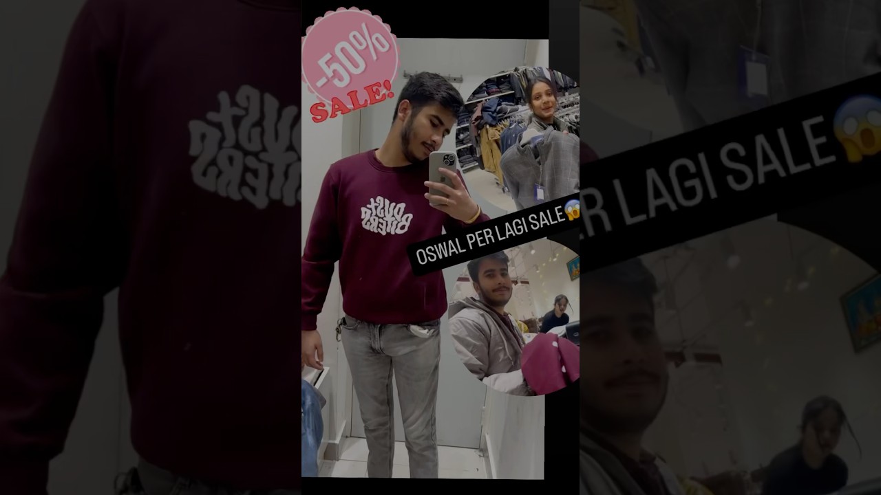 Oswal brand per 50% off ki sale😱😍 