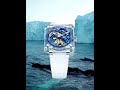 360° of Pure Horology: The AGELOCER Full Sapphire Blue Skeleton Tourbillon Watch⌚