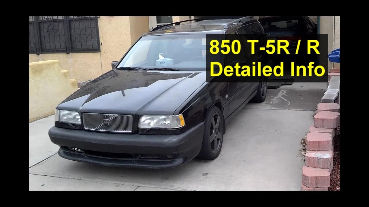 Volvo 850 T-5R / R show and tell. Specification of the R series 850 ...