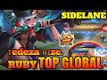 Best Combo Ruby Top Global by ᴛedeza ʀɪze. Gameplay [ SideLane ] - MLBB