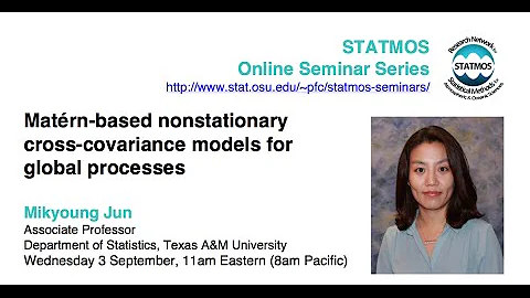 Statmos Seminar - Prof. Mikyoung Jun - 3 Sep 2014