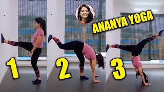 Ananya Nagalla Yoga Workout Video Actress Ananya Nagalla Workout Videos Leo Entertainment