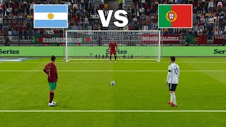 ARGENTINA vs PORTUGAL  Final FIFA World Cup 2026  Penalty Shootout | Messi vs Ronaldo | PES