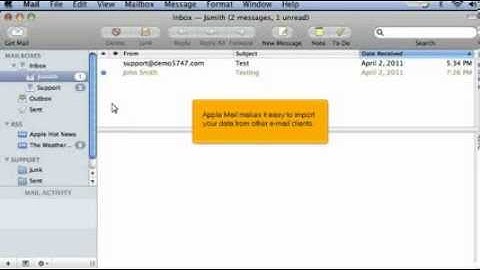 How to import data from other e-mail clients