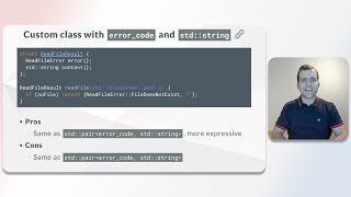 Celebrity Error reporting in C++ - Custom classes with error code and content (11/13) Wealth