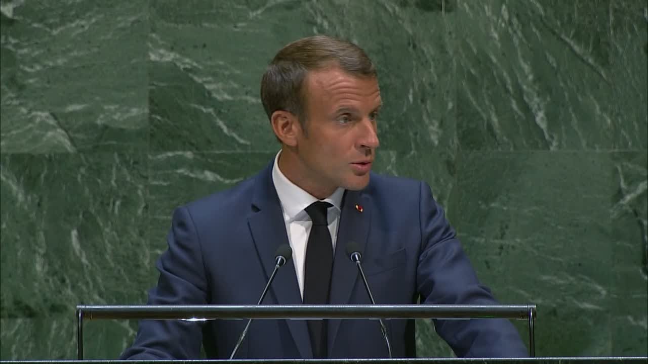 "The time has come to restart negotiations between the EU, Iran," says Macron