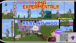 MINECRAFT EXPERIMEN KIMIA MCPE : 5 BENDA TERKEREN DI MINECRAFT YANG BELUM KALIAN KETAHUI (NO MOD!!!)