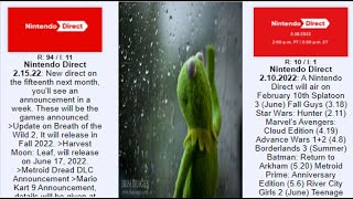 I really hope neither of these Nintendo Direct "leaks" (?) on 4chan are real....