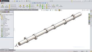 Cam shaft in SolidWorks 2025|| SolidWorks Tutorial for Beginners