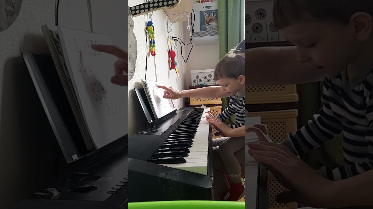 Аутизм, фортепиано, первые шаги.