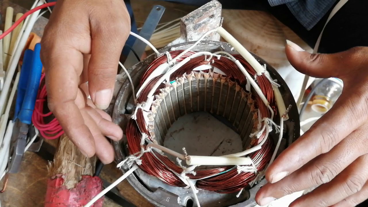 Windings On An Electric Motor