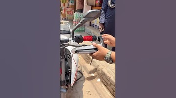 Led light hand guard installation😱pulsar Ns200 #shorts