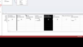 Rearranging fields in a query