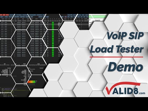 VoIP SIP Load Tester - Valid8 Demo