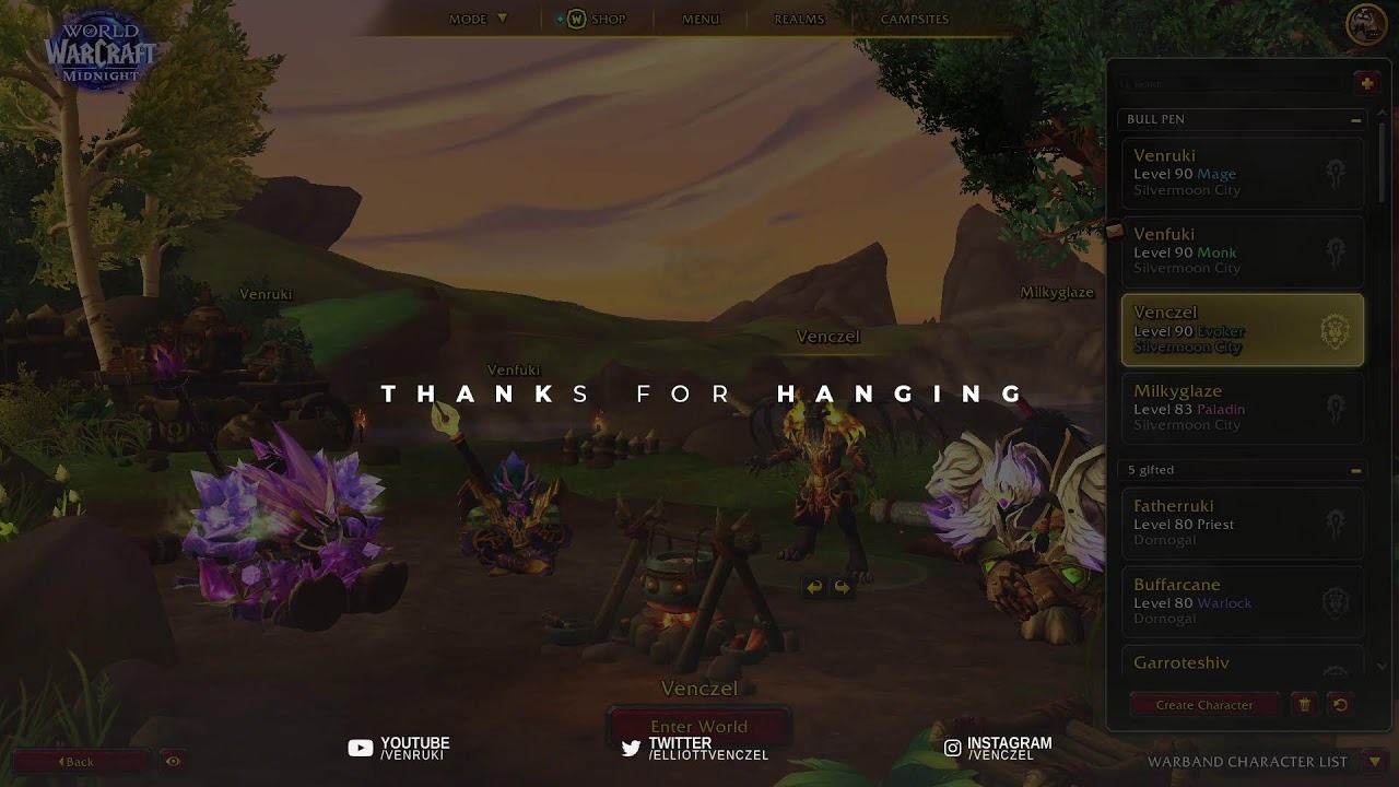 MIDNIGHT LEVELING, PVP AND MYTHICS TODAY?🔥MORNING COFFEE W/ VEN🔥