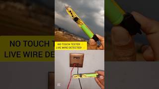 DIY Non-Contact Voltage Tester ⚡ | Live Wire Detector #Shorts #DIY #Electrical #homemade  #viral
