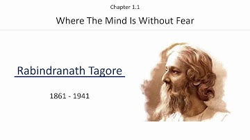 Where The Mind Is Without Fear | Rabindranath Tagore | Class 10 | SSC | English